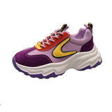 kamames New Spring Daddy Shoes And Women's Color Matching, Breathable Leisure Sports Shoes, Running Shoes With Light And Soft Soles.