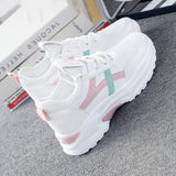 kamames Women Sneakers 2021 New Fashion Autumn Casual Sports Comfortable Breathable White Flats Female Platform Winter Vulcanized Shoes