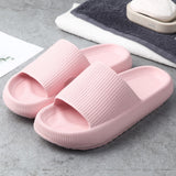 Women Summer Beach Slippers Eva Soft Thick Platform Sole Slide Sandals Leisure Men Ladies Indoor Bathroom Anti-slip Shoes