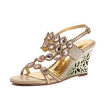 kamames Heel Diamond Sandals Women 2024 Summer New Fishmouth Fashion Elegant Diamond Sandals High-Heeled Slippers Leather Women's Shoes