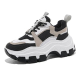 kamames Size Daddy Shoes 21 Spring And Summer New Matching Single Shoes Thick Soles Casual Lace Up Sneakers