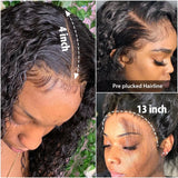 30 Inch Water Lace Front Wigs For Black Women Curly Full Human Hair 360 Wet And Wavy Loose Deep Wave Frontal Wig