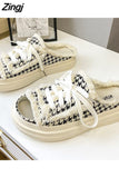 kamames Shoes Slippers Women Casual Slip On Flats Shoes Summer Ladies Half Slipper Platform Shoes Femme 2023 New Fashion