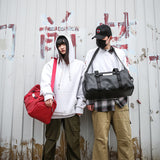 kamames kamames Version Of Large Capacity Luggage Bag Independent Shoes Portable Travel Bag Couples Pure Color Travel Bag Direct Sales