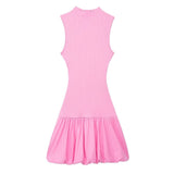 kamames New Balloon Version Rib Slim Dress With Bare Back 0085361