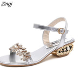 kamames New women shoes slippers summer beach sandals Fashion women Rhinestone outdoor slippers flip flops shoes women mujer