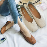kamames The Spring And Autumn Of 2024, The New Korean Version Square-Bottomed Single Shoes Female Harajuku Students Doudou Shoes Shallow Lazy Shoes