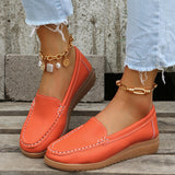 kamames kamames Doudou Shoes For Women In Summer 2023 Round Head Flat-Bottomed Simple Casual Mother Shoes