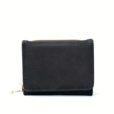 Stylish Frosted Wallet : PU Leather & Trifold Solid Color Coin Purse - Clutch Credit Cared Case