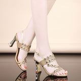 kamames The Summer Of 2024, The New Diamond Sandals, Women's Sandals And Slippers Are Fashionable And Elegant, With Diamond-Encrusted Leather High-Heeled Shoes.