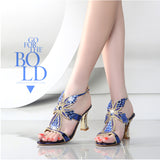 kamames The Summer Of 2024, The New Diamond Sandals Wear High-Heeled Shoes, Elegant Thick-Heeled Shoes, Size 41.