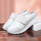 kamames Warm Plush Couple Slippers Women Non-slip Platform Wedge Shoes Waterproof Size 43 Soft Home Comfort Ladies Cotton Slipper