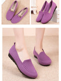kamames Beijing Craft Cloth Shoes Women 2022 Net Shallow Mouth Flat Shoes Breathable Casual Shoes Comfortable Non-slip Mother Shoes