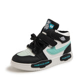 kamames kamames Casual Shoes Help Children's Sports Shoes 2023 Autumn New Soft-Soled Board Shoes Boys' High-Top Running Shoes