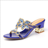 kamames Slippers, Women's Summer Sandals, Seaside Sandals, Sandals, Women's Thick Heels, Large Size Women's Shoes, Diamond Sandals 42