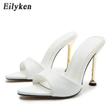 kamames 2023 Designer High Heels Woman Slippers Fashion Pointed Toe Party Prom Slides Shoes Pump Sandals For Ladies