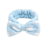 2022 New OMG Letter Coral Fleece Wash Face Bow Hairbands For Women Girls Headbands Headwear Hair Bands Turban Hair Accessories