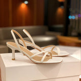 kamames French Sandals And Slippers Women's Shoes 2024 New Summer Fashion To Wear Fairy-Style Slippers
