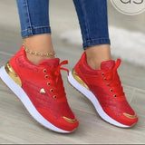 kamames New Large-Size Sports Shoes Are In Stock Before The Autumn And Winter Style Of 2023 Tied With Plaid And Thick Soles.