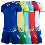 Adult Football Jerseys Outfit Boys girls Men's Soccer Jerseys Sets Children Adult Running Training Uniform Soccer Clothes