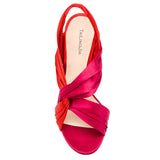 kamames Size Fashion Two-Color Spliced Cross-Set Shoes Fine High-Heeled Sandals Chengdu Fashion Women's Shoes
