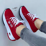 kamames 2023 New Large-Size Thick-Soled Women's Shoes Size 43 Single Shoes Are Designed For Casual Canvas Shoes
