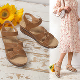 kamames New Large Breathable Fish Mouth Open Toe Anti-Skid Leisure One-Word Buckle Sandals Mother Shoes Sandals