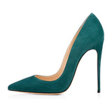 kamames Women's Suede Ultra-High Heels Large-Size Fashion Shoes Sichuan Women's Shoes Direct Sale
