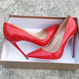 kamames Women 12cm High Heels Fashion Girl Pumps High Heeled Pointed Toes Wedding Party Shoes High Heels Thin heels QP054 ROVICIYA