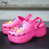 kamames Summer Women Slippers Platform Fashon Outdoor Garden Shoes Female Pool Sandals Bathroom Flip Flops Mules Beach Slippers