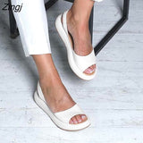 kamames Women Sandals Flops Fashion Rome Slip-On Breathable Non-slip Shoes Woman Slides Solid Casual Female 2023 Dropshipping