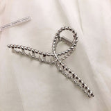 New Women Elegant Gold Silver Hollow Geometric Metal Hair Claws Vintage Hair Clips Headband Hairpins Fashion Hair Accessories