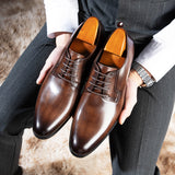 kamames kamames 3305, Wood Grain Business Leather Shoes Male Breathable Lace Hand Rub 38-48 Spot