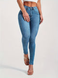 Butt-lifting Sexy Skinny Jeans, High-stretch Slim Fitted Comfortable Denim Pants, Women's Denim Jeans & Clothing