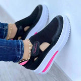 kamames Sneakers Women 2022 Summer New Breathable Mesh Wedge Casual Sport Shoes of Women Size 43 Non Slip Woman Vulcanize Shoes