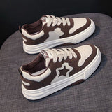 kamames kamames Small White Shoes Female Spring / Summer 2024 New Korean Student Panda Lace Sneakers Niche Platform Casual Shoes