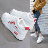 kamames Women's Shoes 2022 Summer Breathable Platform White Shoes Women Comfort Flat Shoes Ladies Casual Sneakers Zapatillas Muje