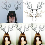 Zingj Fairy Long Antlers Tree Branches Horns Hat Hair Headband Cosplay Party Fancy Dress Xmas Best Gift