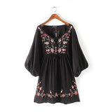 kamames New Flower Embroidered Jacquard Medium-Sleeved Dress In Early Spring 2024