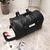 kamames kamames Version Of Large Capacity Luggage Bag Independent Shoes Portable Travel Bag Couples Pure Color Travel Bag Direct Sales