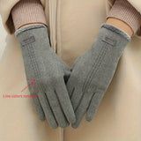 Women's Winter Warm Gloves, Thickened Warm Cycling Cute Driving Coldproof Touch Screen Gloves