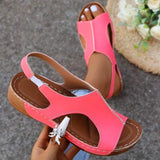 kamames Women's Shoes Comfortable Slope Heel Independent Station Slippers Simple Large Size 2024 New Cool Slippers