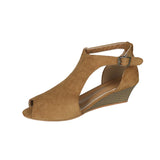 kamames Size 43 Shoes Women Summer Fashion Fish Flat Wedge Women's Sandals Buckle Closed Toe Roman Women's Sandles Sandalias Mujer