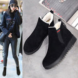 kamames kamames Add Warm Cotton Boots 2023 Korean Cotton Shoes Women's Fashion Platform Women's Big Cotton Shoes