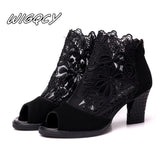 kamames mesh Peep Toe sandals sexy heels single shoes women shoes in Europe and America 2020 spring and summer gauze mujer