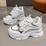 kamames kamames Version Of The Thick Platform Small White Shoes 2024 Spring Fashion New Dad Shoes Female Ins Tide Increased Casual Sports Single Shoes Female