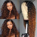 30 Inch Water Lace Front Wigs For Black Women Curly Full Human Hair 360 Wet And Wavy Loose Deep Wave Frontal Wig