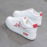 kamames Women's Shoes 2022 Summer Breathable Platform White Shoes Women Comfort Flat Shoes Ladies Casual Sneakers Zapatillas Muje