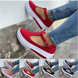 kamames Single Shoes 2023 Spring And Summer New Slope Heel Thick-Soled Sneakers Size 43 Women's Shoes