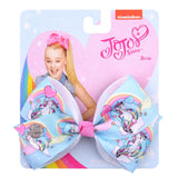 JOJO Bows Jojo Siwa Rainbow Printed Knot Ribbon Bow For Girls Handmade Boutique Hair Clip Children Hair Accessories